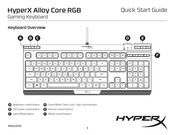 HyperX Alloy Core RGB Guia De Inicio Rapido