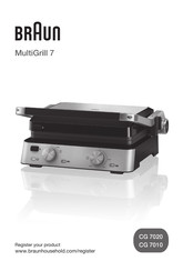 Braun MultiGrill 7 Manual De Instrucciones