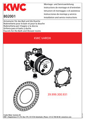 KWC VAROX 39.999.300.931 Instrucciones De Montaje Y Servicio