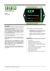 CTM Electronica OD-8 Manual Del Usuario