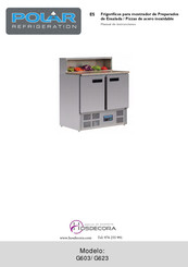 Polar Refrigeration G623 Manual De Instrucciones