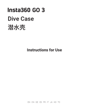 Insta360 Go 3 Dive Case Manual Del Usuario