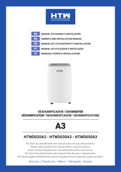 HTW HTWD020A3 Manual De Usuario E Instalacion