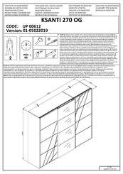 Forma Ideale KSANTI 270 OG UP 00612 Instrucciones De Montaje