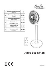 CasaFan Airos Eco SV 35 Instrucciones De Montaje Y Uso