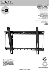 Omnimount CI175T Manual De Instrucciones