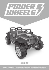 Power Wheels HJL31 Manual Del Usuario