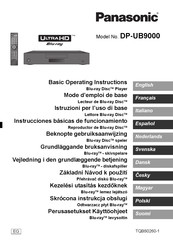 Panasonic DP-UB9000 Instrucciones Básicas De Funcionamiento