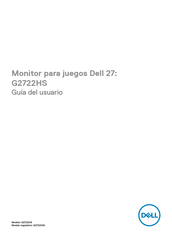 Dell G2722HS Guia Del Usuario