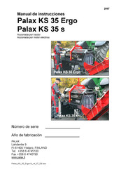 Palax KS 35 Ergo Manual De Instrucciones