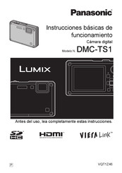 Panasonic Viera Link Lumix DMC-TS1 Instrucciones Básicas De Funcionamiento