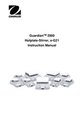 OHAUS Guardian 2000 Manual De Instrucciones