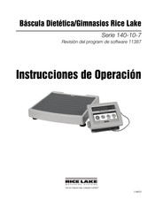 Rice Lake Weighing Systems 140-10-7 Serie Instrucciones De Operación