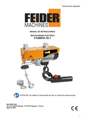 FEIDER Machines F1200PA-18-1 Manual De Instrucciones