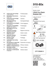 CRUZ 910-80x Instrucción De Montaje