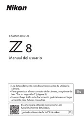 Nikon Z8 Manual Del Usuario