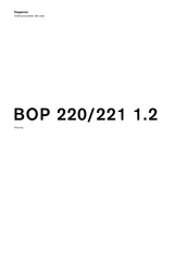 Gaggenau BOP 221 1 2 Serie Instrucciones De Uso