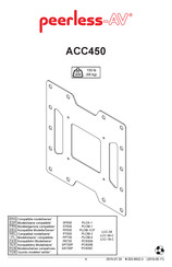 peerless-AV ACC-450 Instrucciones De Montaje