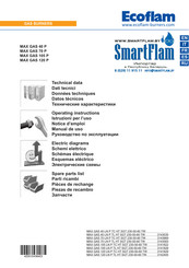 Ecoflam MAX GAS 70 LN P TL HT SGT 230-50-60 TW Manual