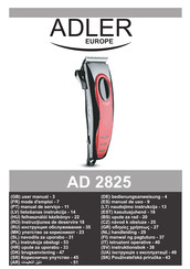 Adler europe AD 2825 Manual De Uso