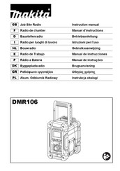 Makita DMR106 Manual De Instrucciones