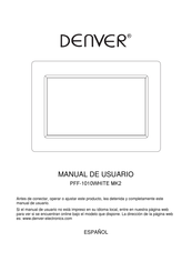 Denver PFF-1010WHITE MK2 Manual De Usuario