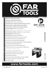 Far Tools 113402 Traduccion Del Manual De Instrucciones Originale