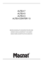 Magnat ALTEA 7 Manual Del Usuario