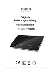 CASO DESIGN Touch 3500 2018 Manual Del Usuario