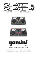 Gemini DJ SLATE Manual De Instrucciones