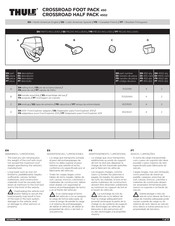 Thule CROSSROAD FOOT PACK 450 Instrucciones De Montaje