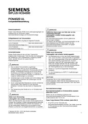 Siemens 6BK1943-2DA00-0AA0 Instrucciones De Servicio Resumidas