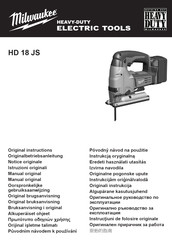 Milwaukee HD 18 JS Manual Original