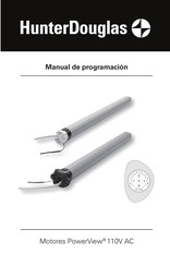 HunterDouglas PowerView 110V AC Manual De Programación