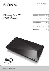 Sony BDP-S4100 Manual De Instrucciones