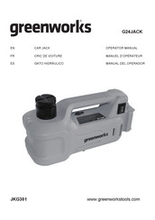 GreenWorks G24JACK Manual Del Operador