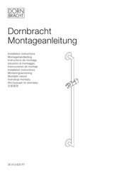 Dornbracht 26 413 625-FF Instrucciones De Montaje
