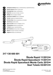 Westfalia 317 130 600 001 Instrucciones De Montaje Y De Servicio