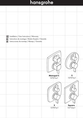 Hansgrohe E 15707 1 Serie Instrucciones De Montaje