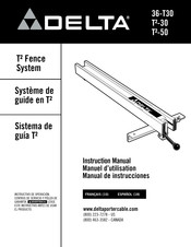 Delta 36-T30 Manual De Instrucciones