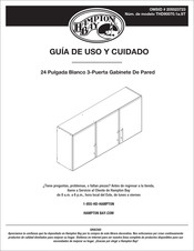 HAMPTON BAY THD90070.1a.ST Guía De Uso Y Cuidado