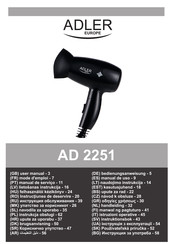 Adler europe AD 2251 Manual Original