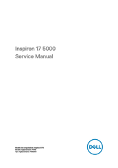 Dell Inspiron 17 5000 Service Manual