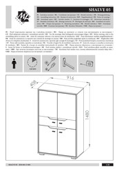 ML MEBLE SHALVE 05 Instrucciones De Montaje