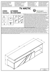 Forma Ideale TV ARCTIC UP 00890 Instrucciones De Montaje