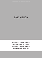 Cicli Esperia XENON E960 Manual De Uso