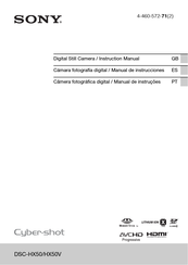 Sony Cyber-shop DSC-HX50 Manual De Instrucciones