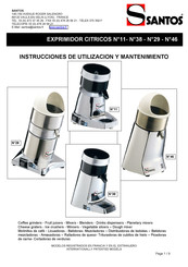 Santos 38 Instrucciones De Utilización Y Mantenimiento