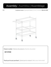 SEI Furniture HZ1167040 Instrucciones De Asamblea