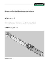 Stahlwille MANOSKOP 714 Manual De Instrucciones